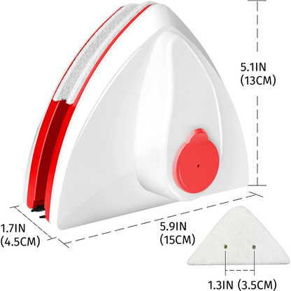 Double-Sided Magnetic Window Cleaner for 8-15mm Single Layer Thick Glass