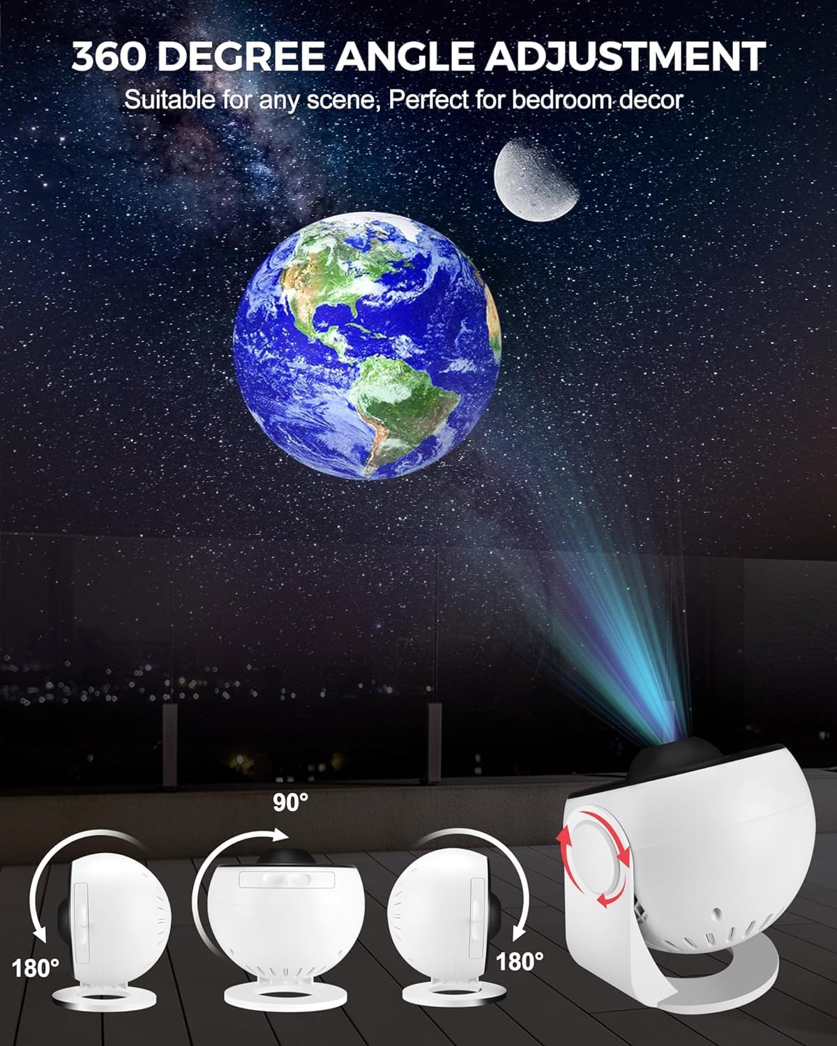 13-in-1 Planetarium Galaxy Projector – Star & Nebula Night Light for Kids & Adults
