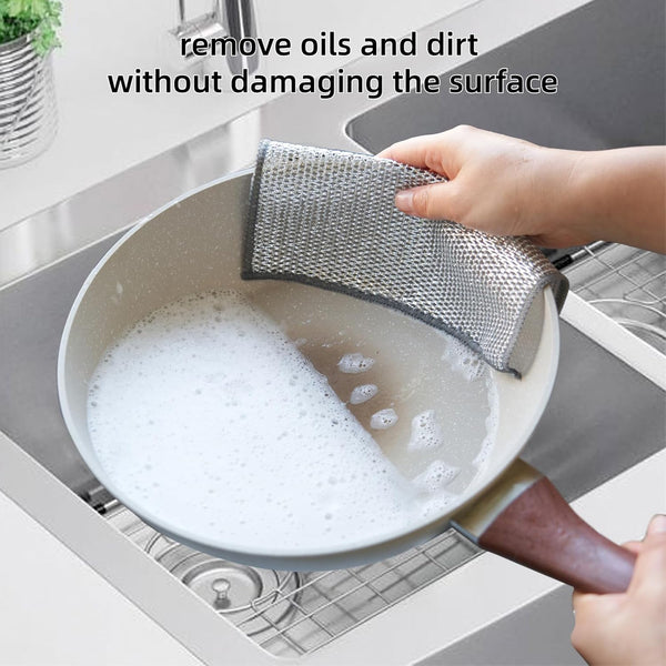 Multipurpose Wire Miracle Cleaning Cloths Pack of 8