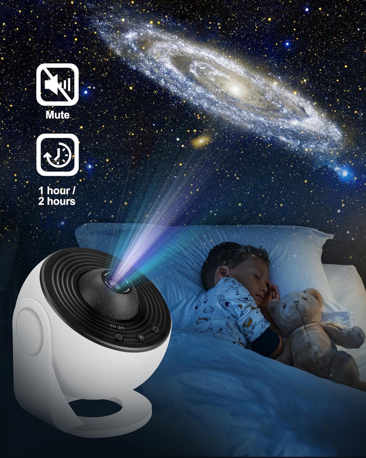 13-in-1 Planetarium Galaxy Projector – Star & Nebula Night Light for Kids & Adults