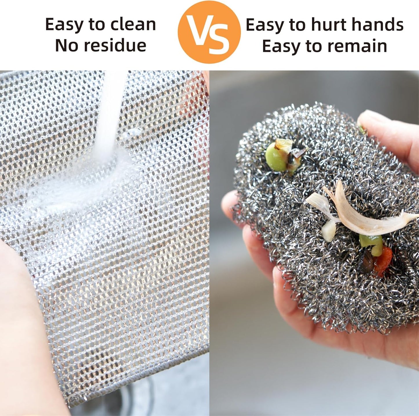 Multipurpose Wire Miracle Cleaning Cloths Pack of 8