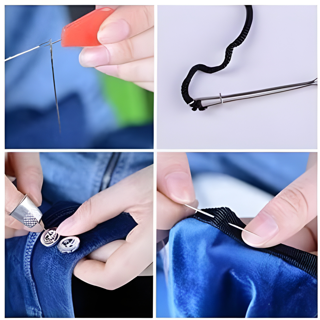 98-Piece Emergency Sewing Kit and Travel Repair Bundle...