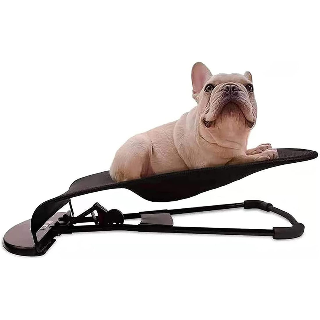 Adjustable Elevated Pet Rocking Chair - Portable Folding Dog & Cat Bed with Washable Cover..Adjustable Elevated Pet Rocking Chair - Portable Folding Dog & Cat Bed with Washable.