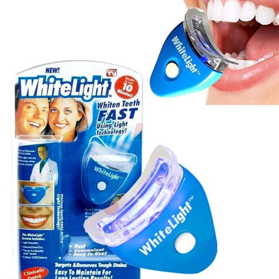 Advanced White Light Tooth Whitening System – Professional Home Teeth Bleaching Kit..