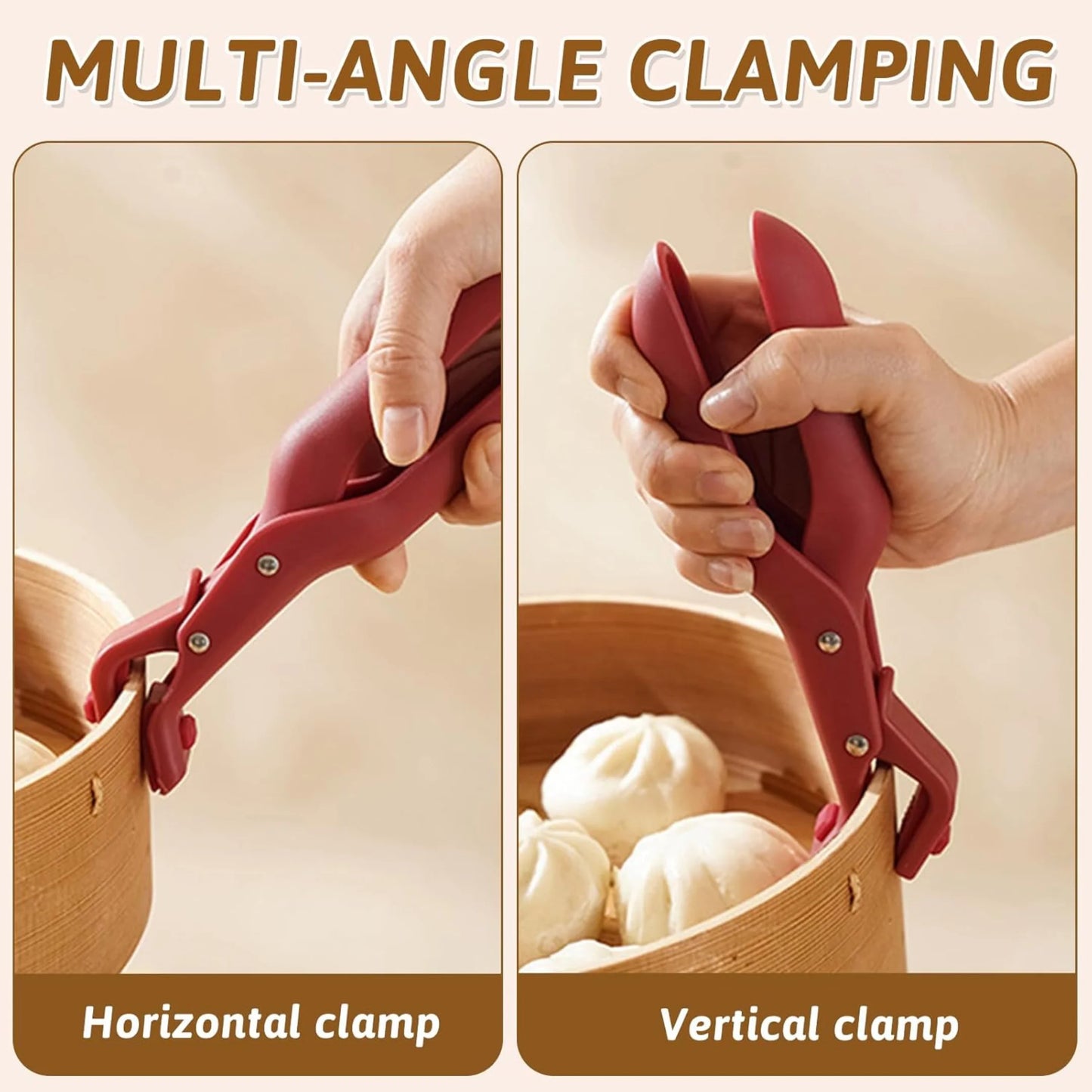 Anti-Scald Multi-Purpose Kitchen Gripper Clip.