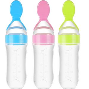 Baby Food Feeder Squeeze Feeding Spoons 3-Pack