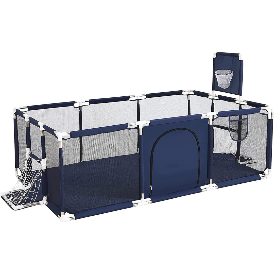 Baby Playpen – Cloth Game Fence Tent for Toddlers & Infants | Indoor/Outdoor Safety Play Yard & Ball Pool