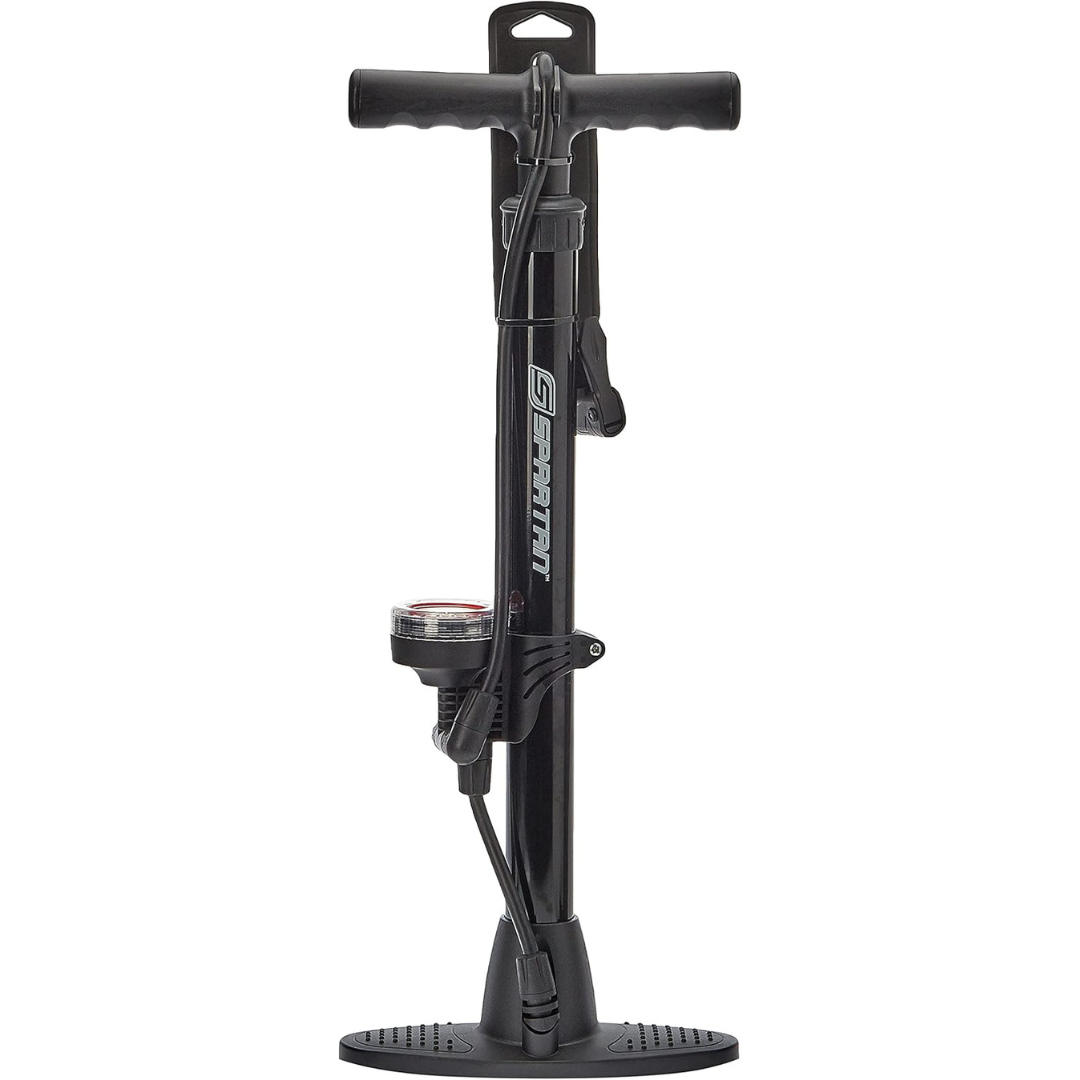 Bicycle Pump | Portable High-Pressure Floor Air Pump with Gauge