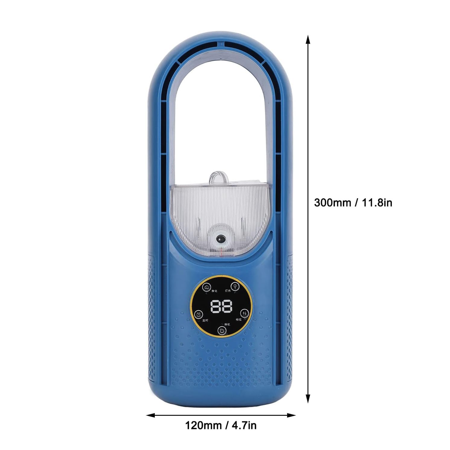 Bladeless Desk Fan, 2 in 1 Water Misting Fan Small Bladeless Fan with 6 Speed and Timer, USB Rechargeable7