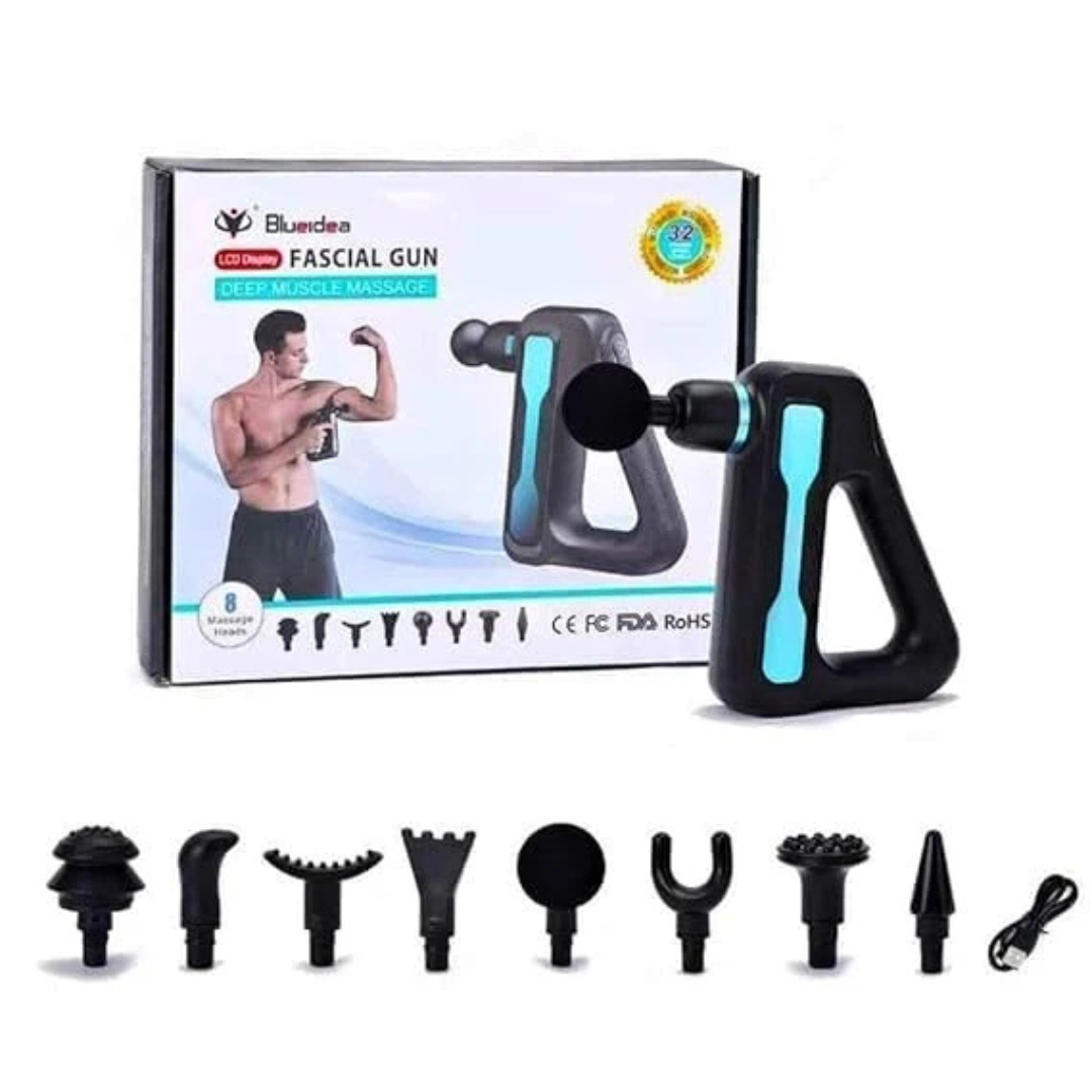Bluerdea Fascial Gun – Deep Muscle Massage Gun for Pain Relief & Recovery