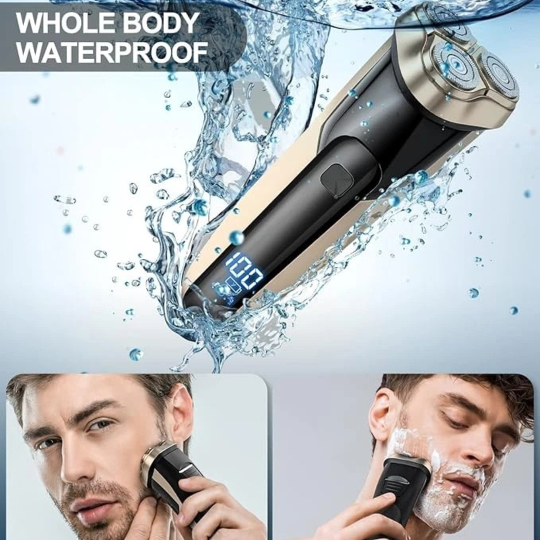 Chaobo Rechargeable Rotary Shaver Precision Electric Shaver for Men...