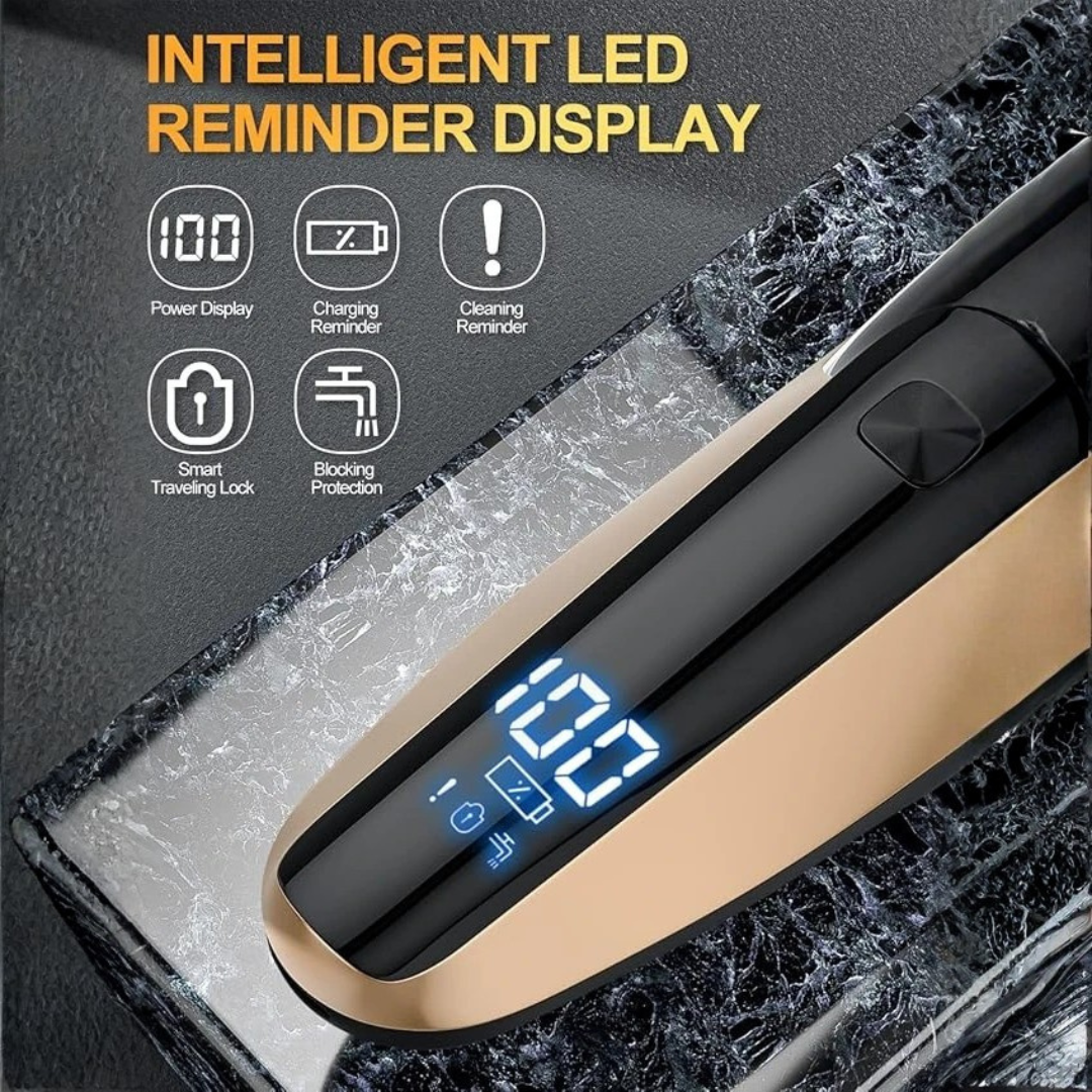 Chaobo Rechargeable Rotary Shaver Precision Electric Shaver for Men.