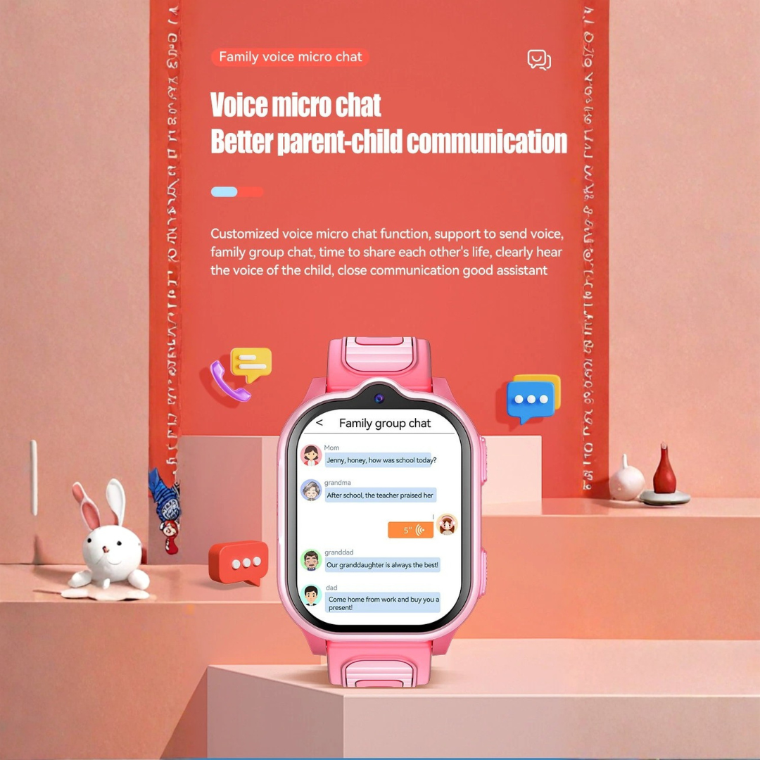 Children Smart Watch for Boys Girls 4G Video Call Phone Watch for Android iOS..