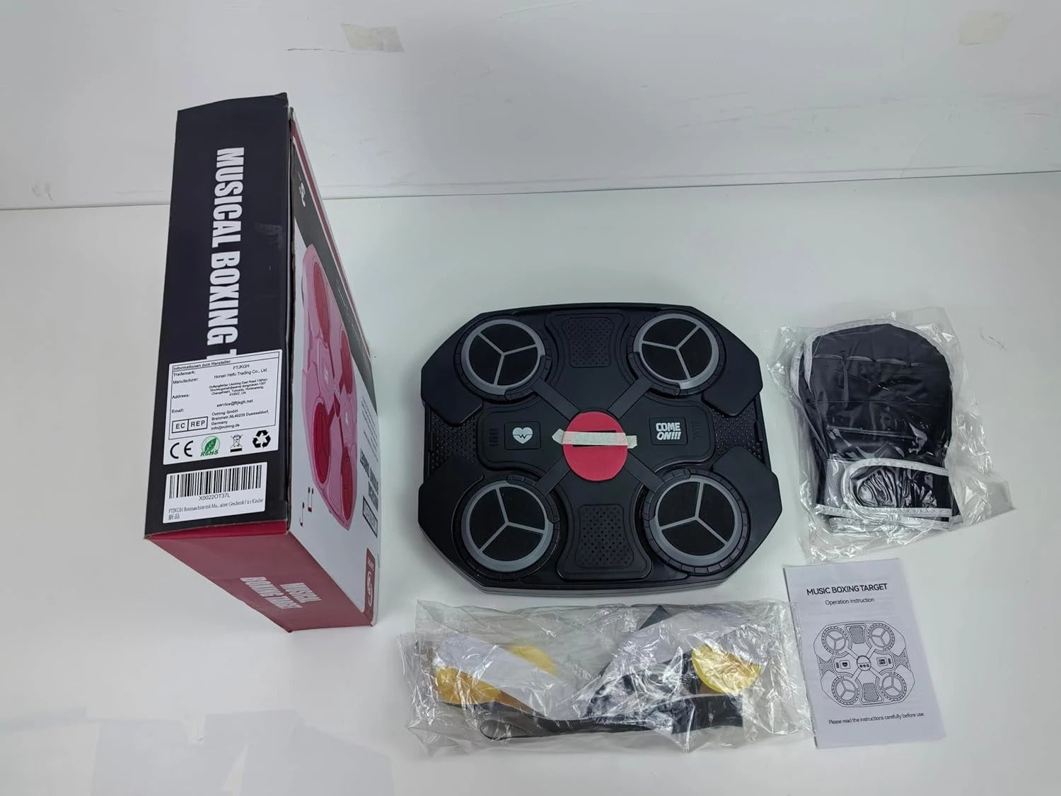 Children’s Electronic Boxing Trainer with Gloves – Fun Sports Game & LED Music Target