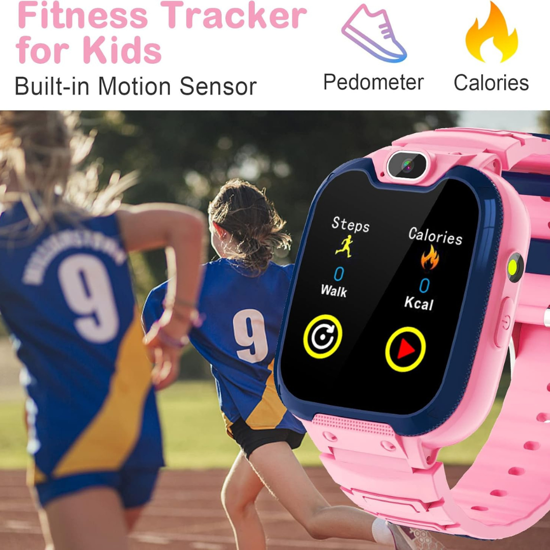 Childrens Smart Watch with Dual Camera and Educational Games Pink Edition...