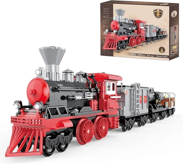 Classic Train Building Blocks Set – 623 PCS Educational Toy