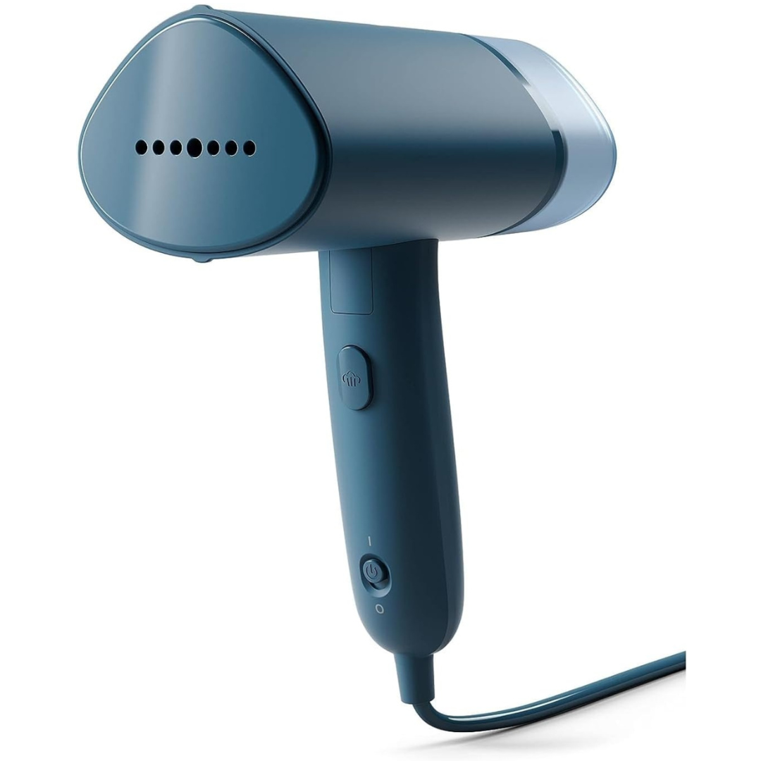 Compact Handheld Steamer 3000 Series | 1000W Foldable – Blue