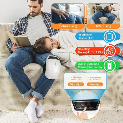 Cordless Knee Massager with 9-Level Heat 7