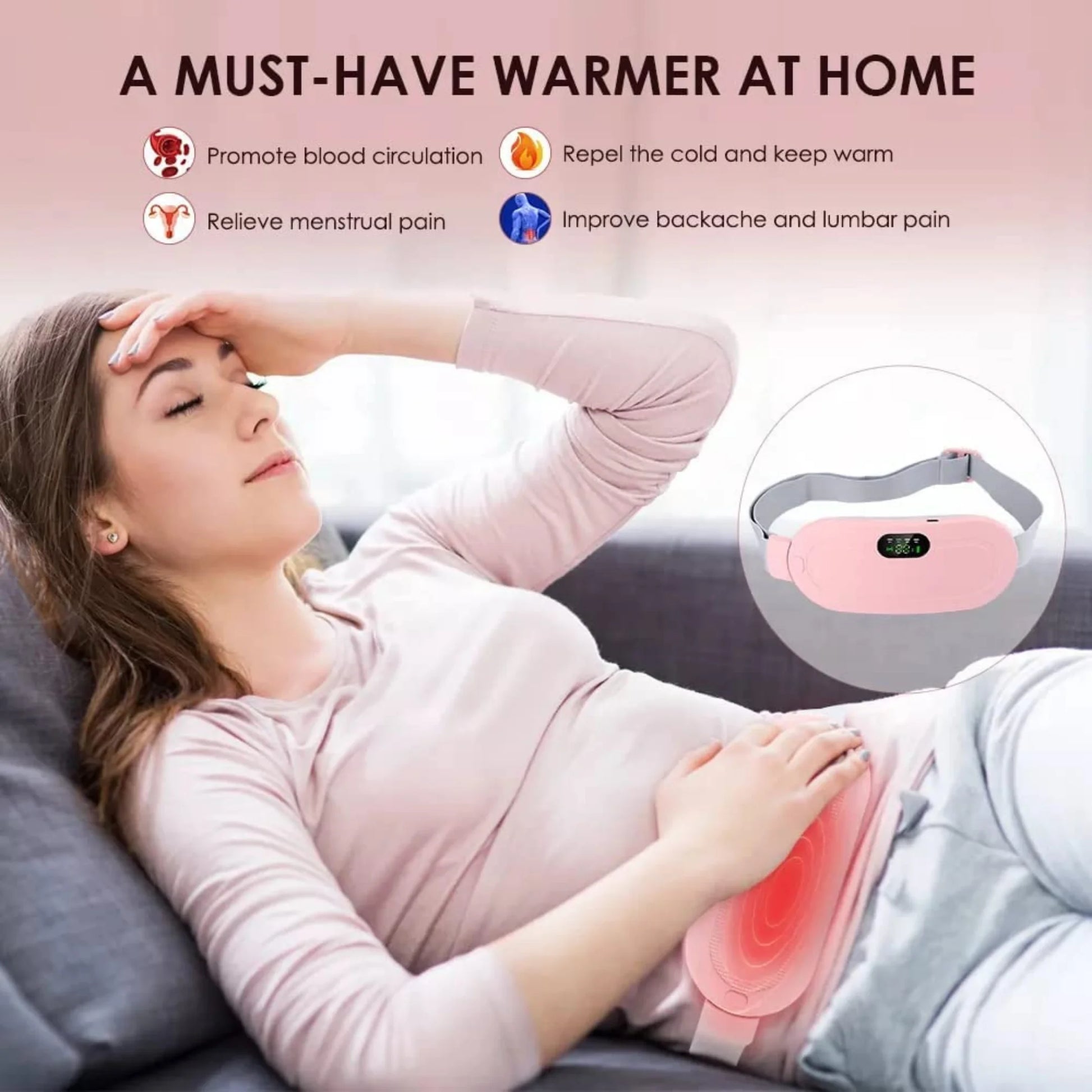 Cordless Menstrual Relief Heating Pad 1