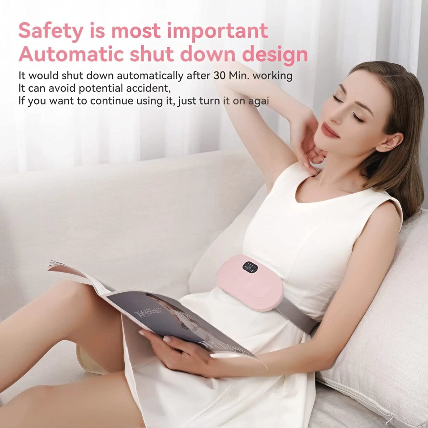 Cordless Menstrual Relief Heating Pad 2