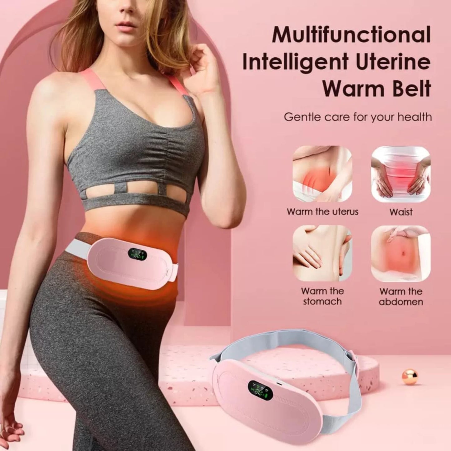 Cordless Menstrual Relief Heating Pad 4