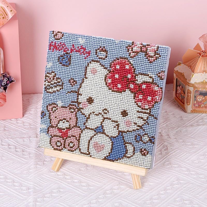 5D Cute Diamond Painting Kits for Kids 4 PCS 