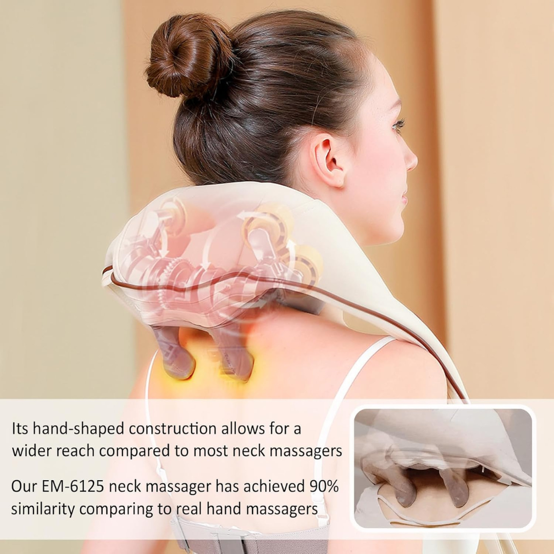 Deep Tissue Neck and Shoulder 3D Kneading Heat Massager....