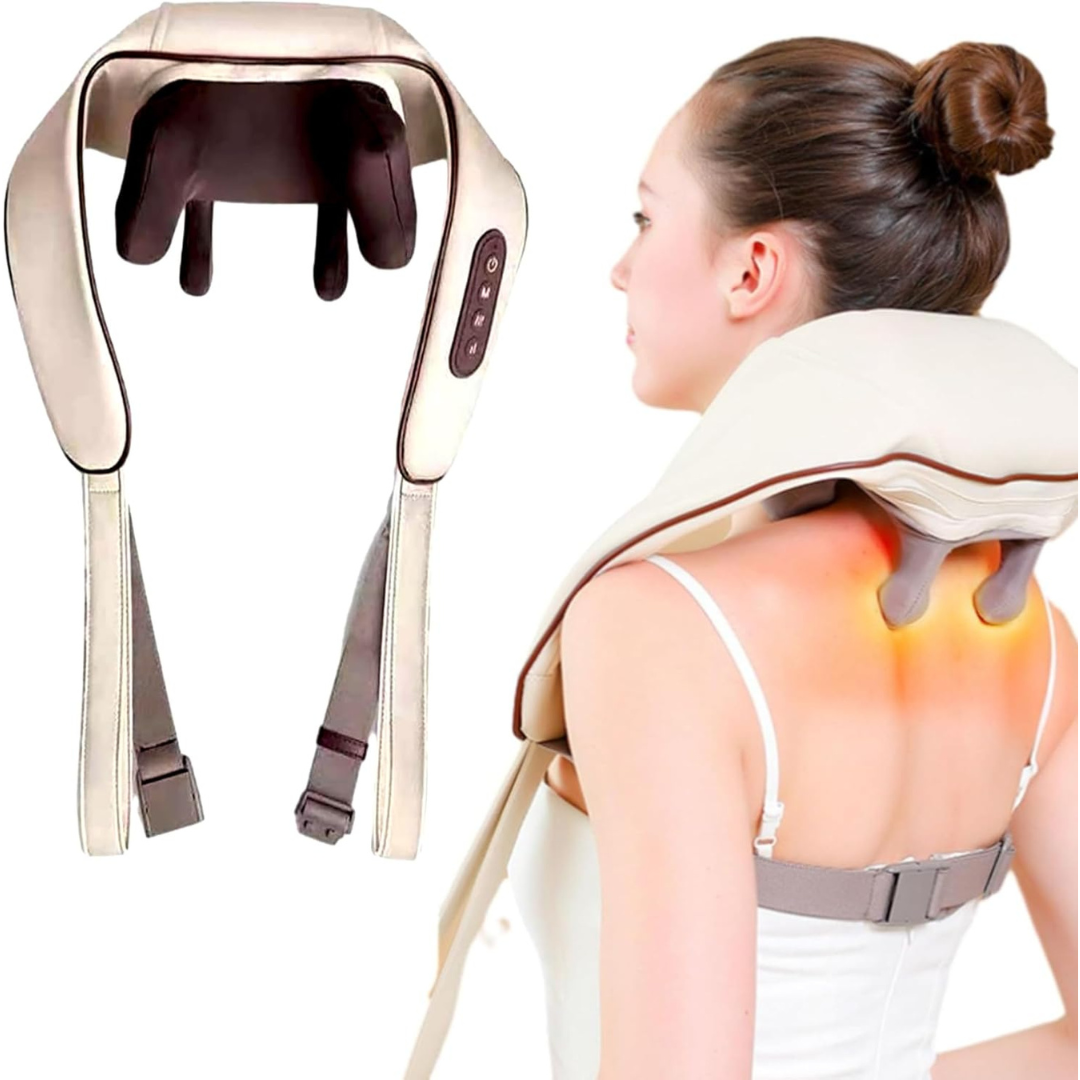 Deep Tissue Neck and Shoulder 3D Kneading Heat Massager