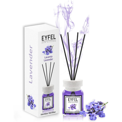 EYFEL Lavender Reed Diffuser Set 120ml Home Scenting System
