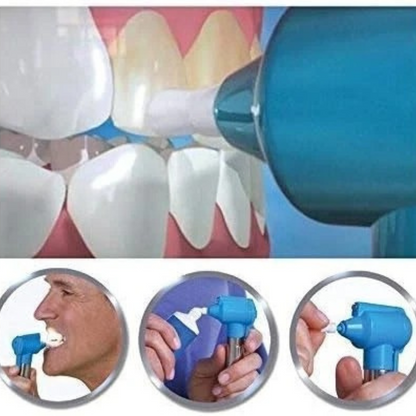 Electric Tooth Polisher Whitener & Stain Remover with LED Light Technology..