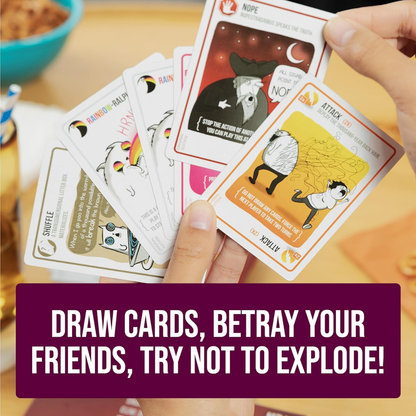Exploding Kittens Party Pack Card Game for 2 to 10 Players..
