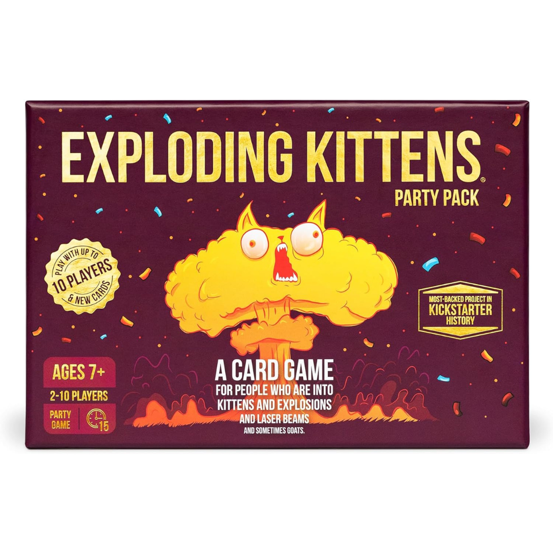 Exploding Kittens Party Pack Card Game for 2 to 10 Players