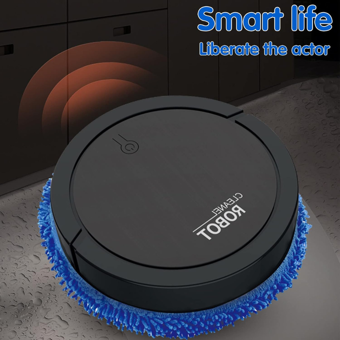 FLAKE CLEANOBOT Intelligent Sweeping Robot – Fully Automatic, Ultra Quiet Floor Cleaner with Obstacle Detection & Large Dust Collection..