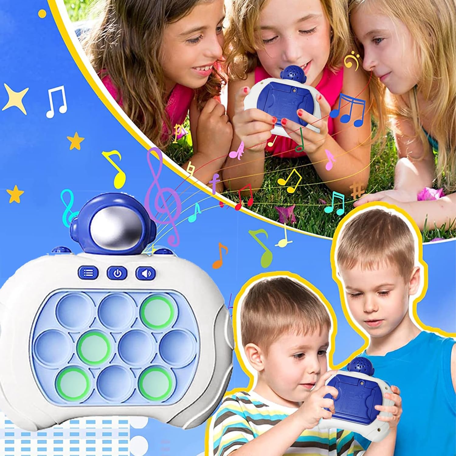Fast Push Bubble Game, Pop Quick Push Pop Light Up Game4