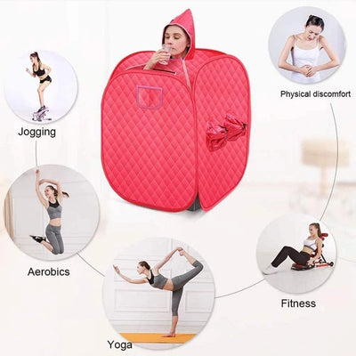 Foldable Steam Sauna Tent – Portable Home SPA with Steam Generator