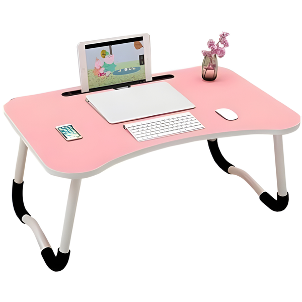Folding Laptop Table for Bed – Portable & Ergonomic Design