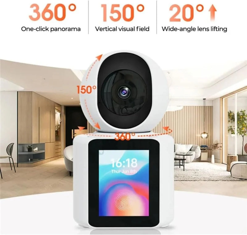 Full HD Smart WiFi Camera with Night Vision & AI Auto Tracking
