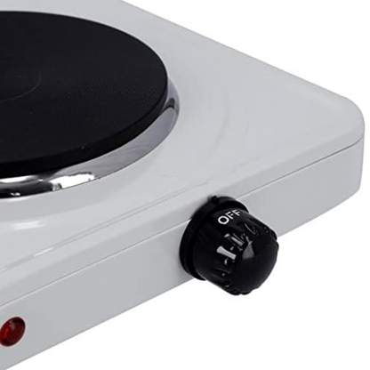 Geepas 2000W Dual Hot Plate Portable Electric Hob with Overheat Protection.