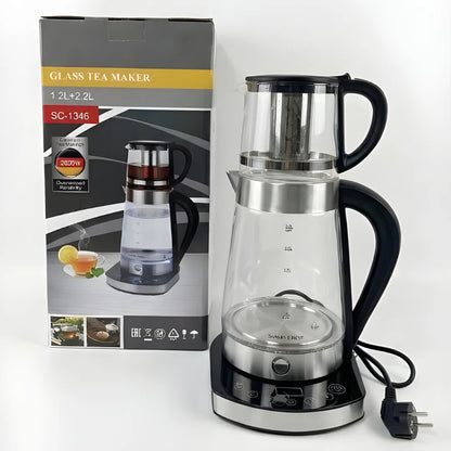 Glass Tea Maker Dual Capacity 3