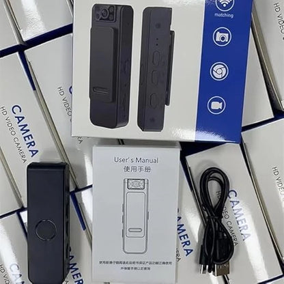 HD 1080p Body Camera – Night Vision, WiFi & Portable Security Cam