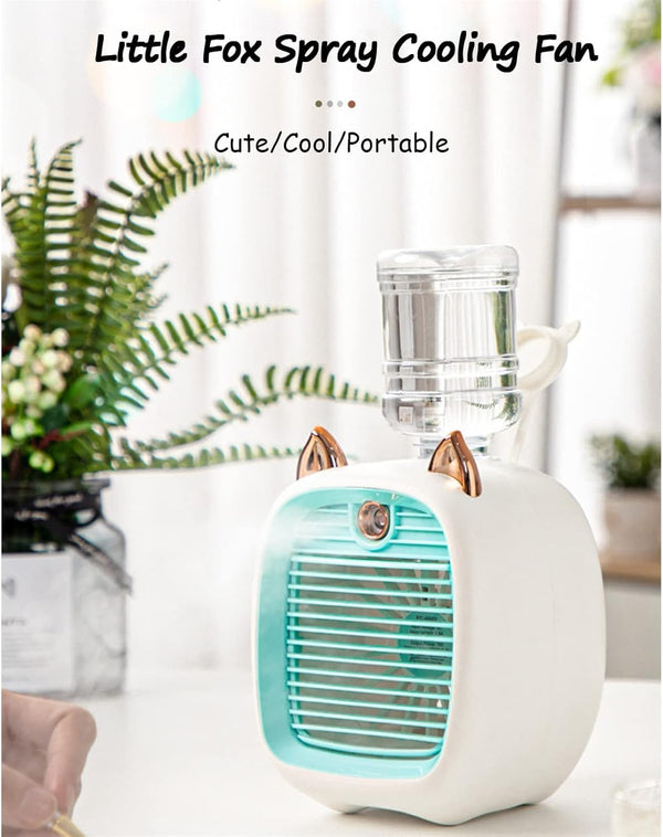 Handheld Portable Spray Fan – Personal Cooling with Water Mist