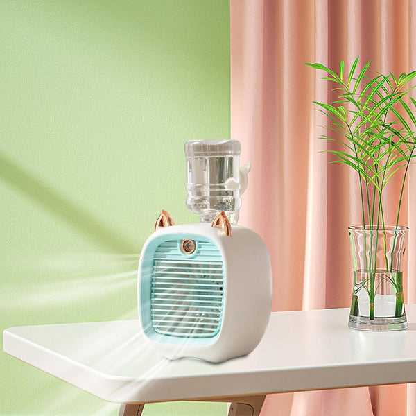 Handheld Portable Spray Fan – Personal Cooling with Water Mist