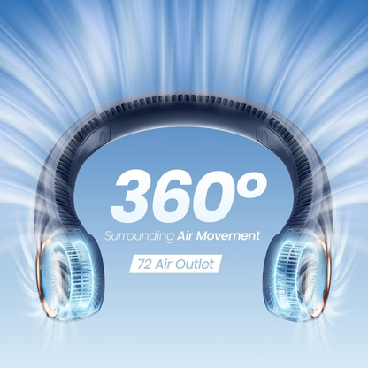 Hanging Neck Fan – X9 Arctic Breeze, Portable USB Rechargeable Fan..