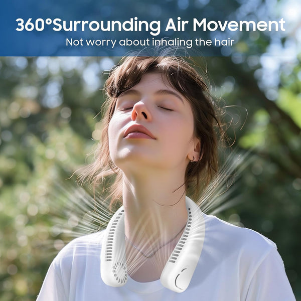 Hanging Neck Fan – X9 Arctic Breeze, Portable USB Rechargeable Fan