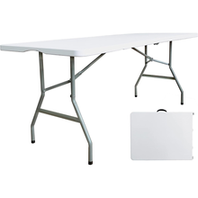 Folding Table 6ft - Heavy Duty Portable Camping Table
