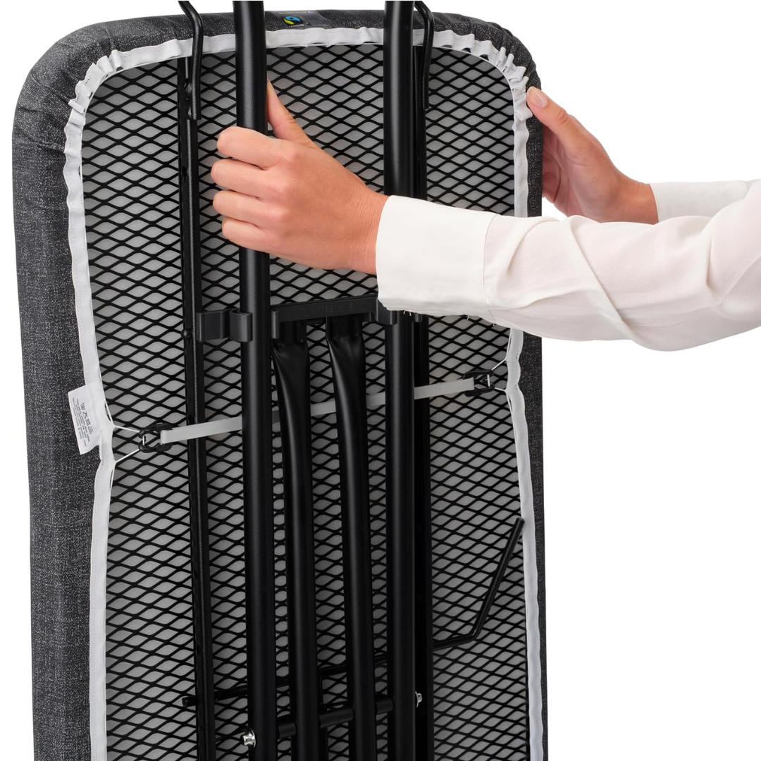 Heavy-Duty Height-Adjustable Ironing Board with Heat-Resistant Cover....