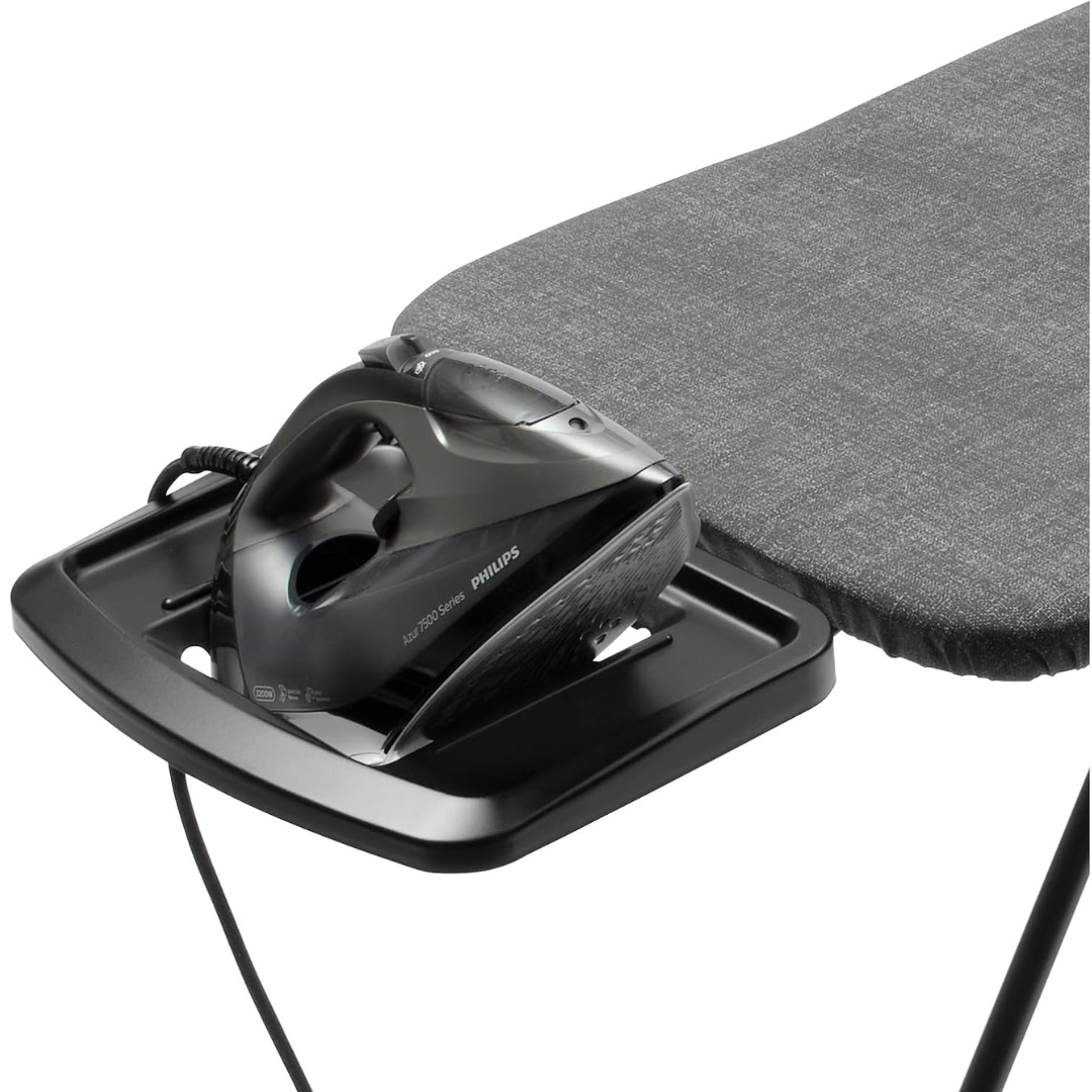 Heavy-Duty Height-Adjustable Ironing Board with Heat-Resistant Cover...