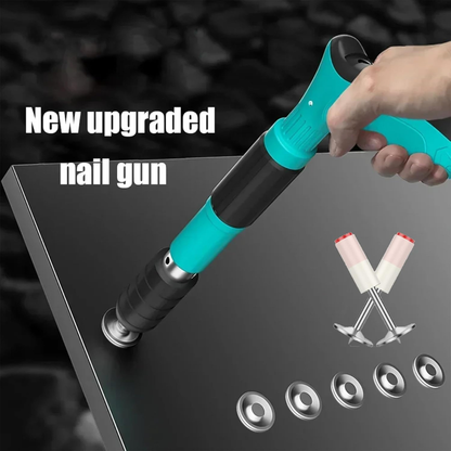 Heavy-Duty Manual Steel Nail Gun with 5-Speed Adjustable Power and 12-Piece Nail Kit....1...