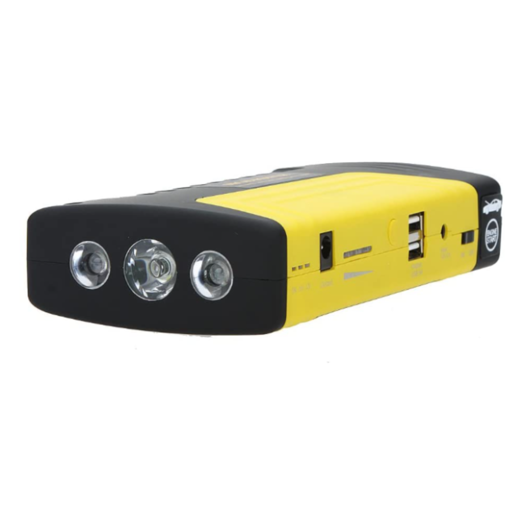 High Power 12V Multi-Function Portable Jump Starter Kit and Integrated Air Compressor..
