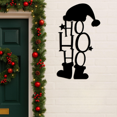 Ho Ho Ho Acrylic Wall Art | Premium Festive Holiday Sign